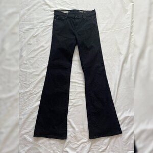 Gap 1969 Authentic Flare Black Jeans, Size 25s